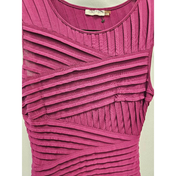 Calvin Klein Collection Purple Midi Dress - Picture 3 of 6